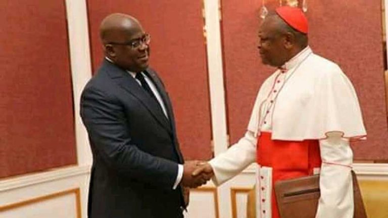 RDC : Le cardinal Ambongo reçu par le Président Tshisekedi - Actu RDC